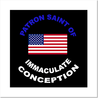 AMERICA PATRON SAINT Posters and Art